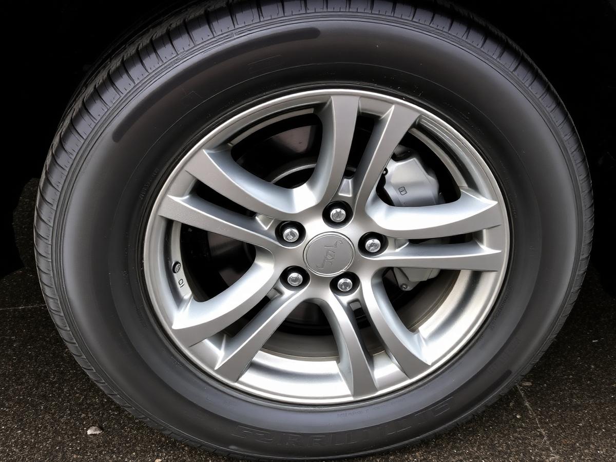 Cleaned and dressed wheel and tire